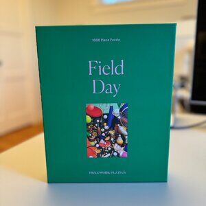Piecework Puzzles “Field Day” 1000 Piece Jigsaw Puzzle–COMPLETE!